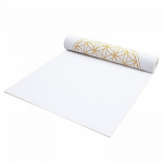 Коврик для йоги Leela «White Flower Of Life» 183х60х0.45 см, белый