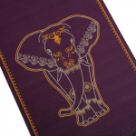  Коврик для йоги Leela «Big Elephant» 183х60х0.45 см, баклажан