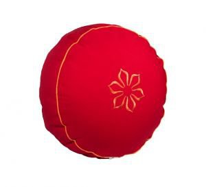  Фото - Подушка для медитации «Амрита» (30х15), красный, 100% хлопок