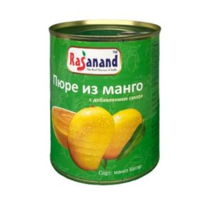  Фото - Пюре из манrо с добавлением сахара (Kesar Mango Pulp Rasanand), ж/б, 850 г.